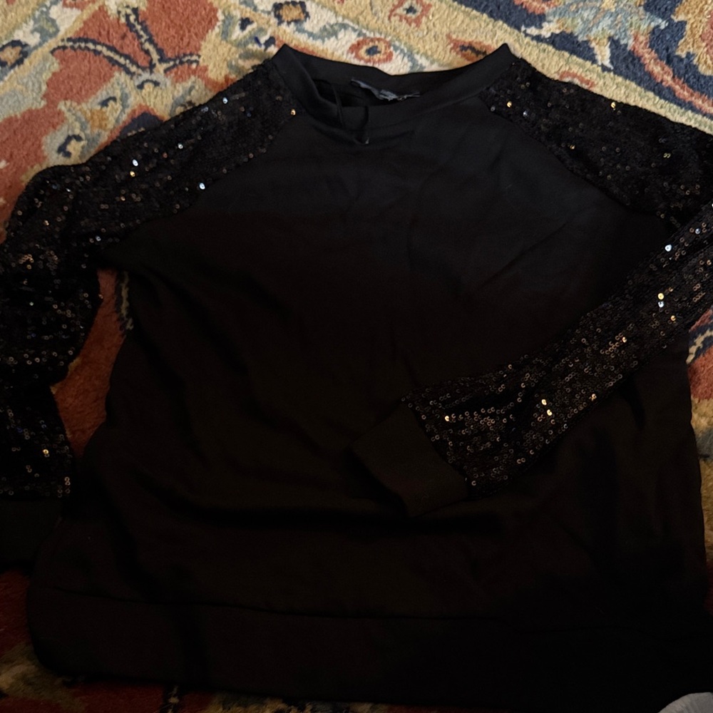 Sequin-accented women’s sweat suit by all at once